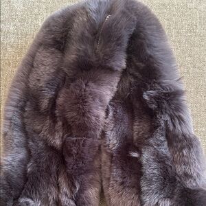 Luxurious Rex Chinchilla Fur Scarf